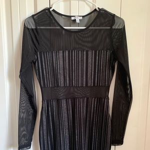A.U.W. MESH BODYCON DRESS